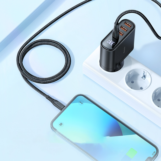 Chargeur Prise Secteur Charge Rapide 4 ports USB PD et QC 4.5A 33W