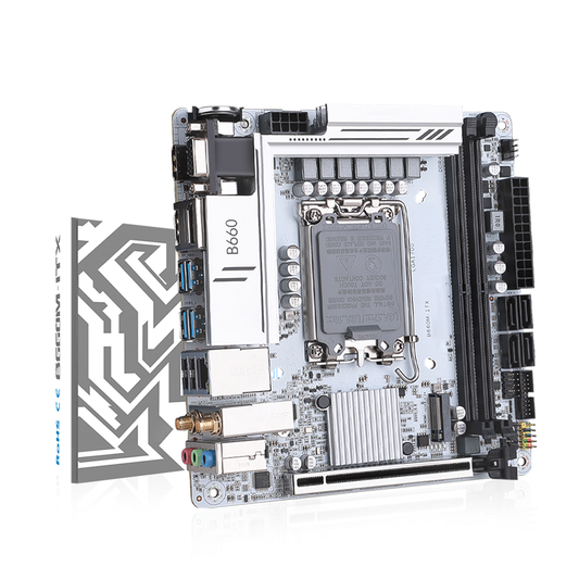 Carte Mère B660M-ITX D4 Wifi 6E Pour Intel Socket LGA1700