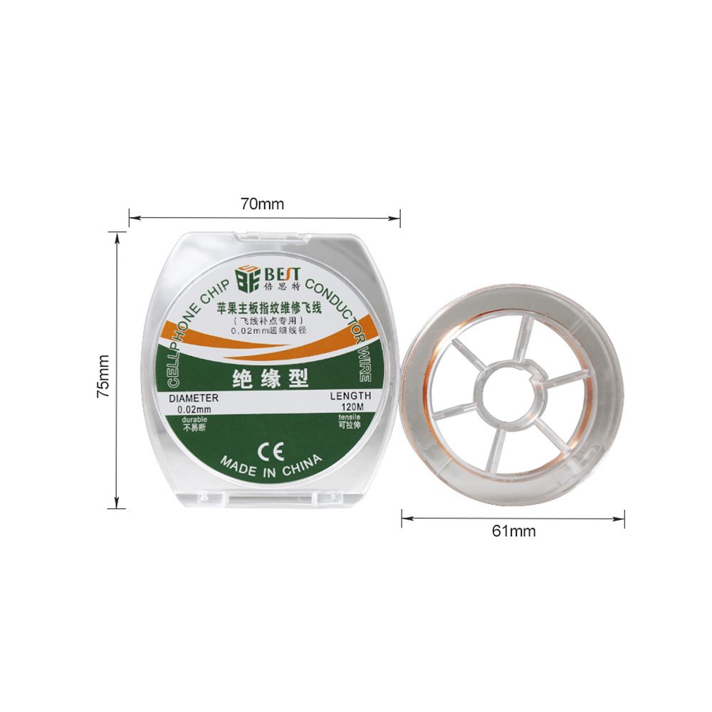 Fil de conducteur 0.02mm pour puce