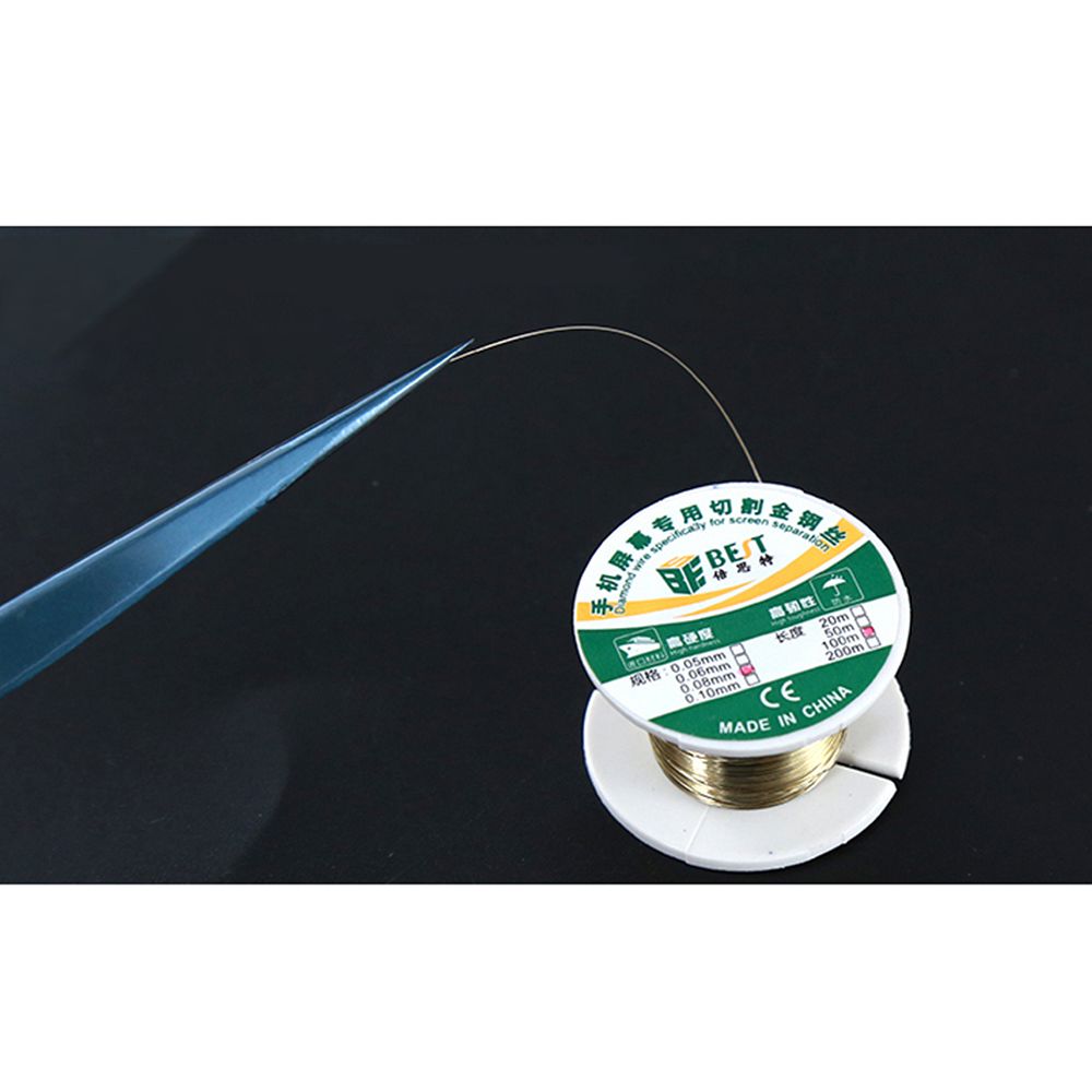 Fil diamanté spécialement pour les écrans de séparation