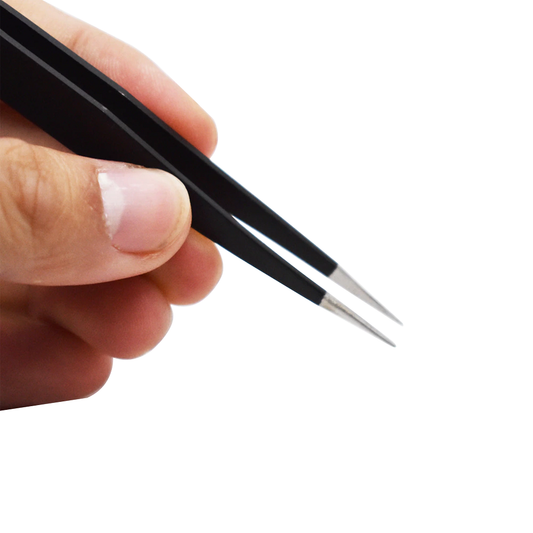 ESD-12 Pince à épiler en acier inoxydable