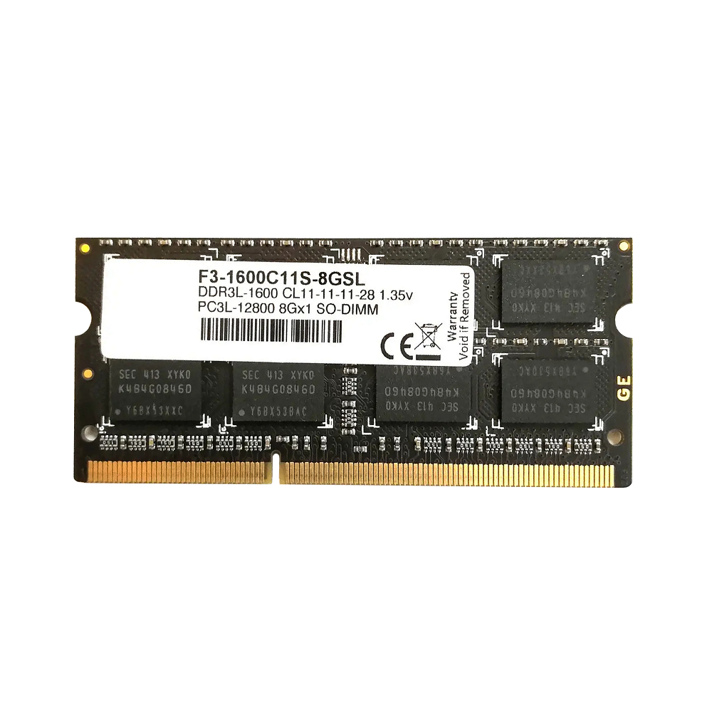 Mémoire G.skill 8GB DDR3L 1600MHz 1.35v