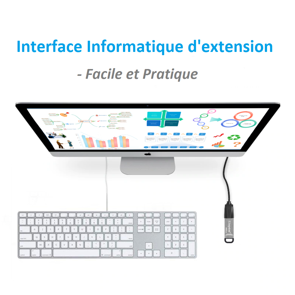 Kinpower Câble Rallonge USB 3.0 A Mâle vers A Femelle