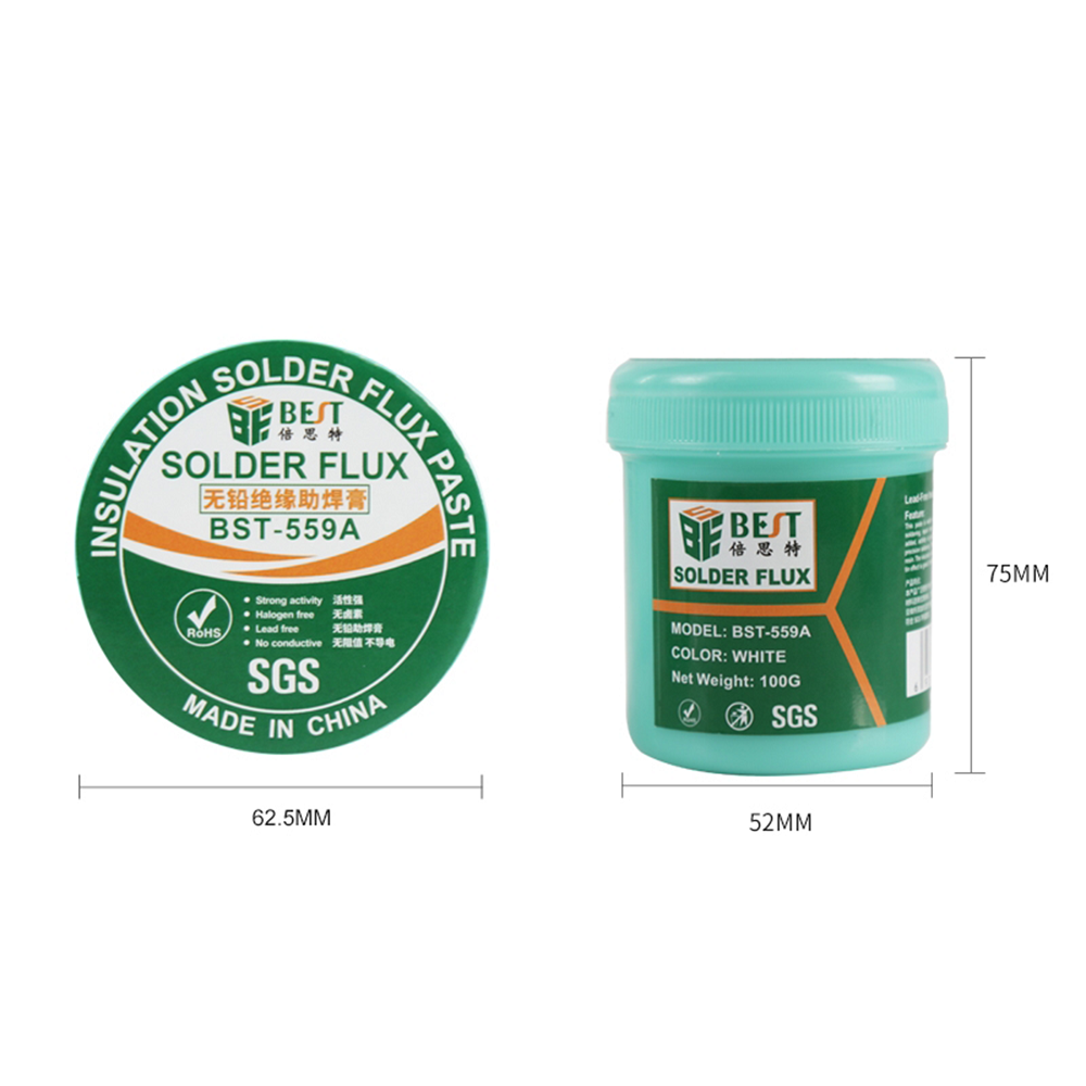 BST-559A Pâte à souder à flux isolé sans plomb sans halogène