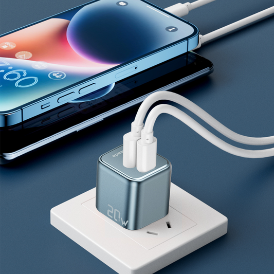 Chargeur Prise Secteur Charge Rapide USB PD et QC 3A 20W