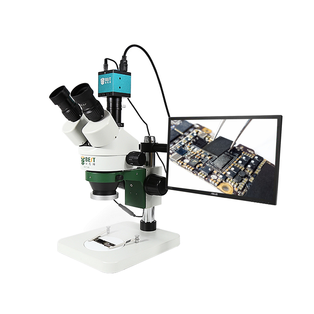 BST-X6 Caméra de microscope trinoculaire pour réparer la carte mère