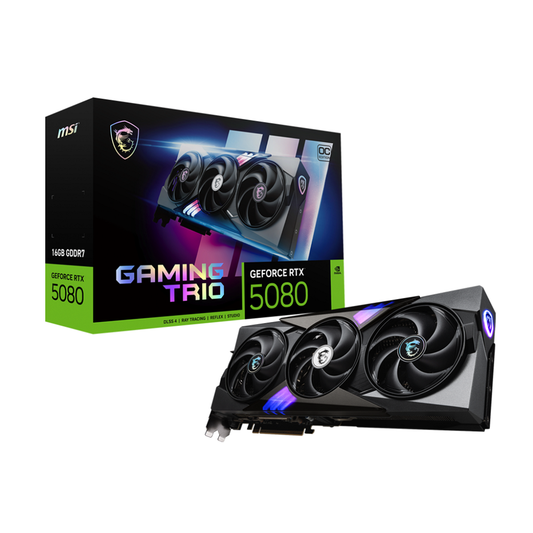 Carte Graphique MSI GeForce RTX 5080 Gaming Trio OC GDDR7 16GB