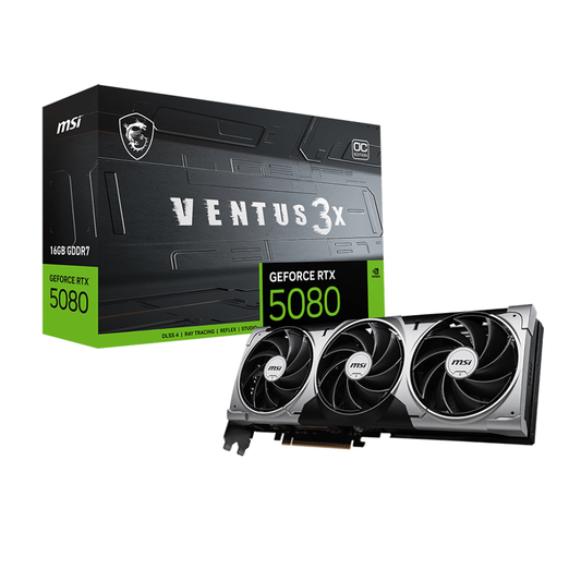 Carte Graphique MSI GeForce RTX 5080 Ventus 3X OC GDDR7 16GB