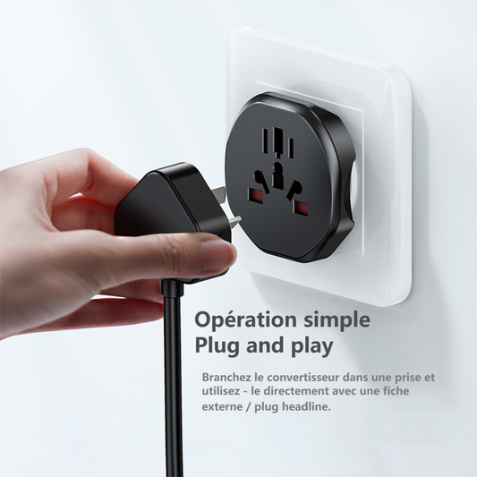 Adaptateur de Voyage Prises Internationnal vers France