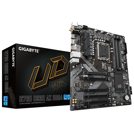 Carte Mère GIGABYTE B760 DS3H AX DDR4 Pour Intel Socket LGA1700