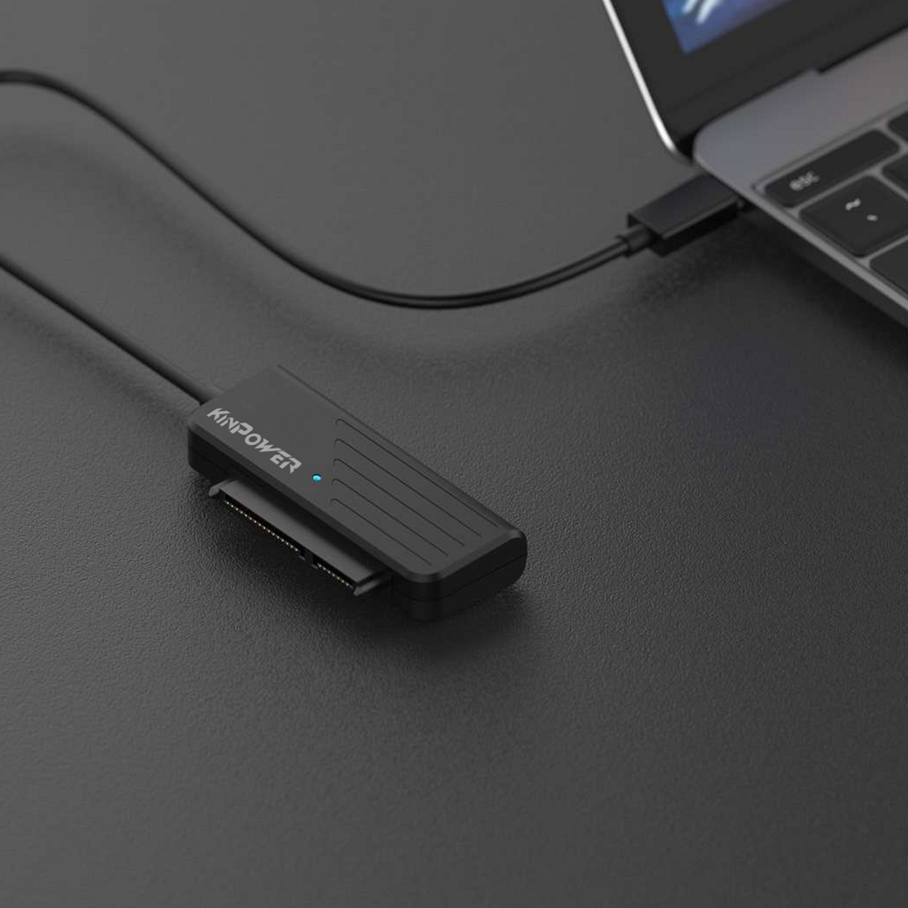 Kinpower Adaptateur USB Type C vers SATA 2.5" HDD auto-alimenté
