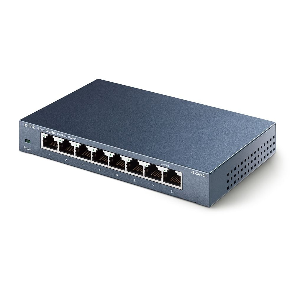 TP-Link TL-SG108 Switch de bureau 8 ports Gigabit 10/100/1000 Mbps
