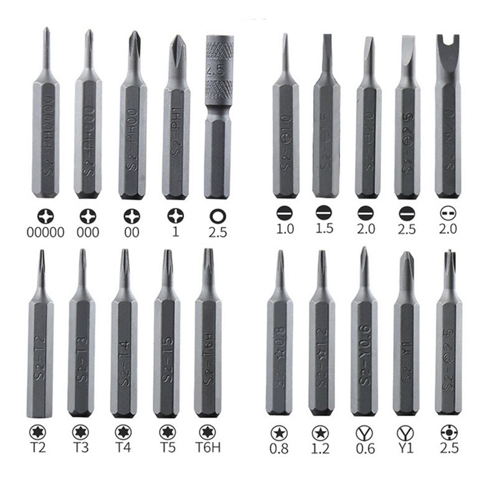 BST-8930B Kit d'outils de réparation de jeu de tournevis multifonction de précision 22 en 1 pour Smartphone Tablette et Ordinateur