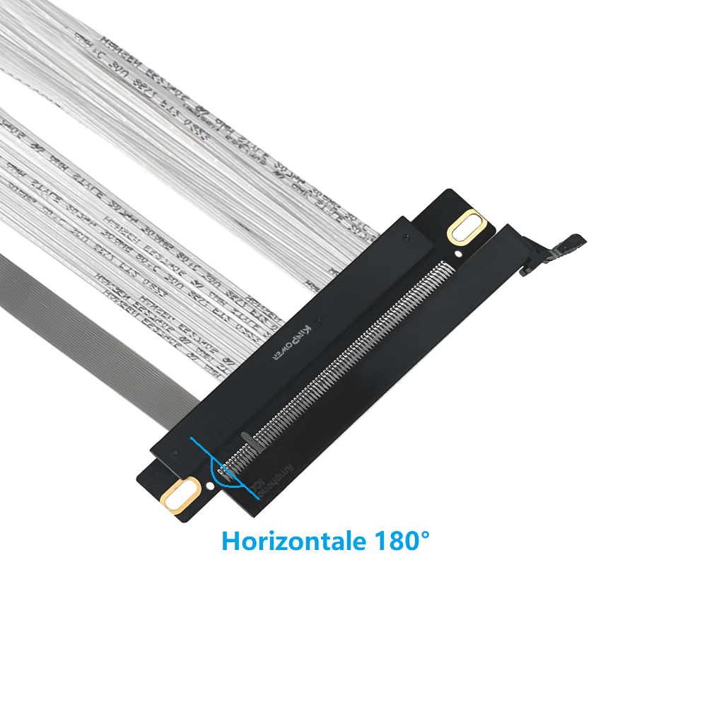 Câble Riser Carte graphique PCI-Express 4.0 16x 256G/bps 20cm