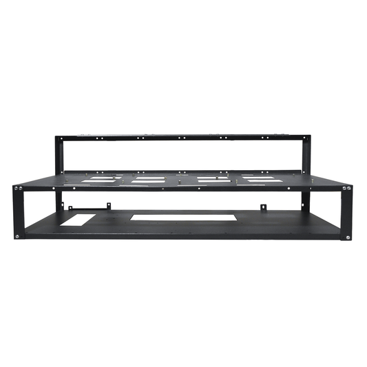 Cadre Rig Mining Ouvert Support 8 GPU Sans Ventilateur Pour l'extraction Crypto Monnaie