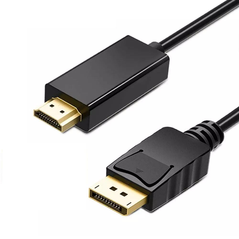 Kinpower Câble DisplayPort HDMI Mâle Mâle 4K 4096 x 2160 1080P UHD Hight Speed