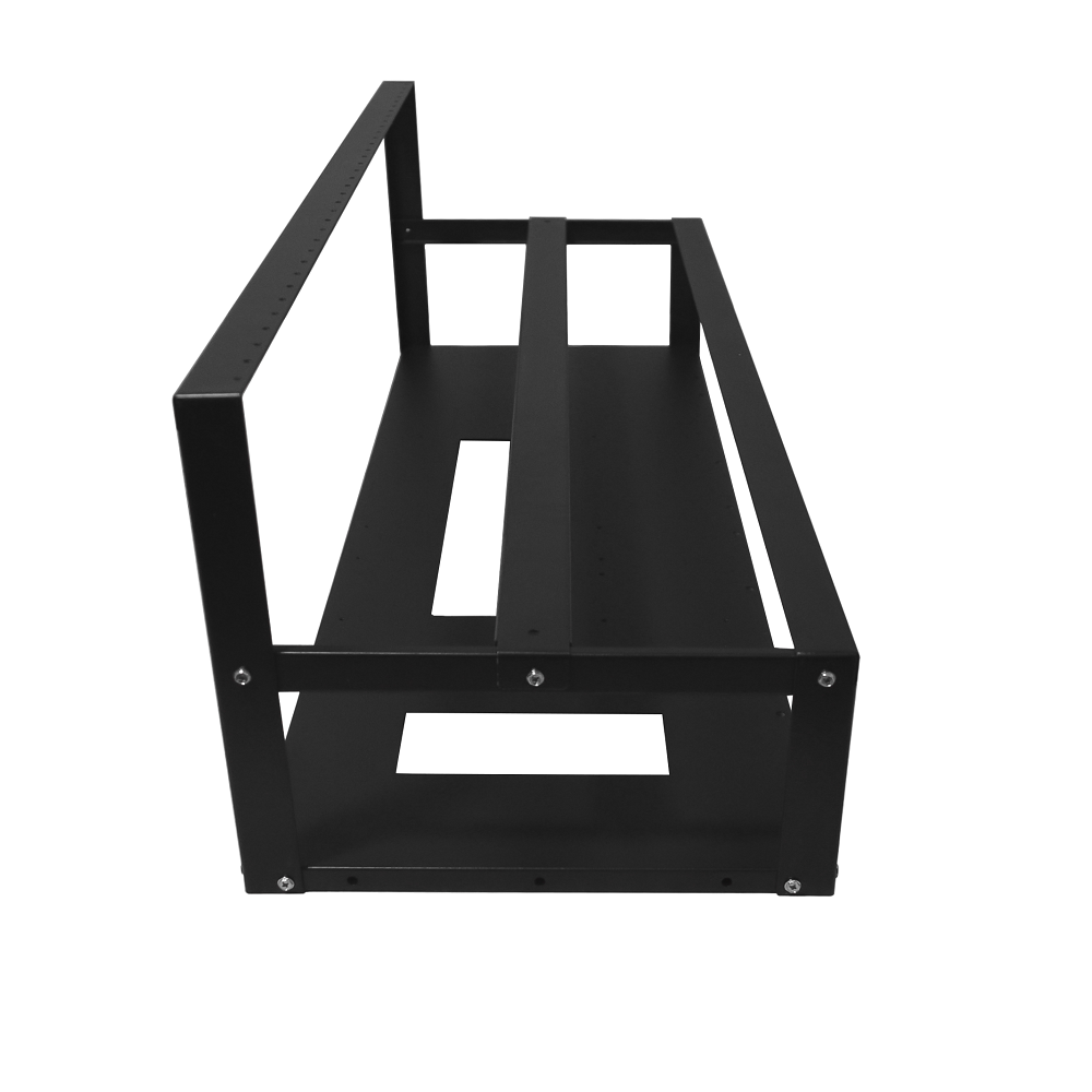 Cadre Rig Mining Ouvert Support 12 GPU Sans Ventilateur Pour l'extraction Crypto Monnaie