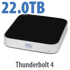 22.0TB (20.0TB HDD + 2.0TB NVMe) OWC miniStack STX Stackable Storage and Thunderbolt