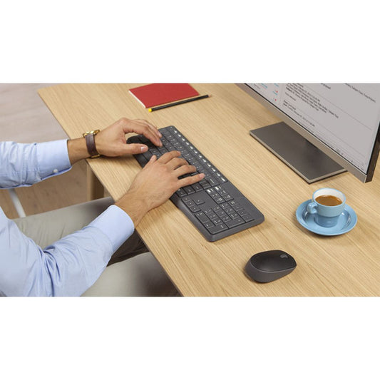 Clavier Azerty Logitech Kit de bureau sans fil multi-mode MK235