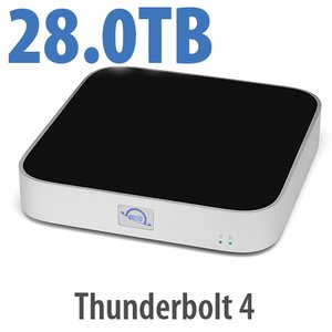 28.0TB (20.0TB HDD + 8.0TB NVMe) OWC miniStack STX Stackable Storage and Thunderbolt