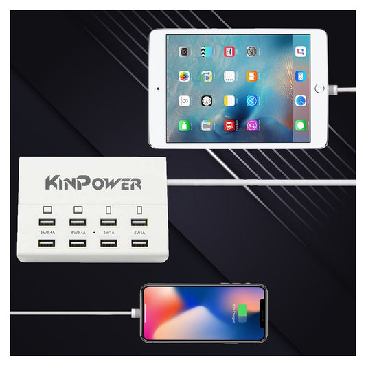 Multi-ports Chargeur USB 8 ports Puissance 65W