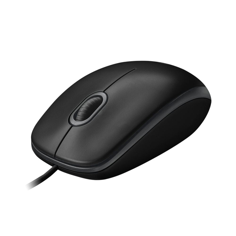 Souris Optique Logitech B100 pour ordinateur de bureau avec fil USB 2.0