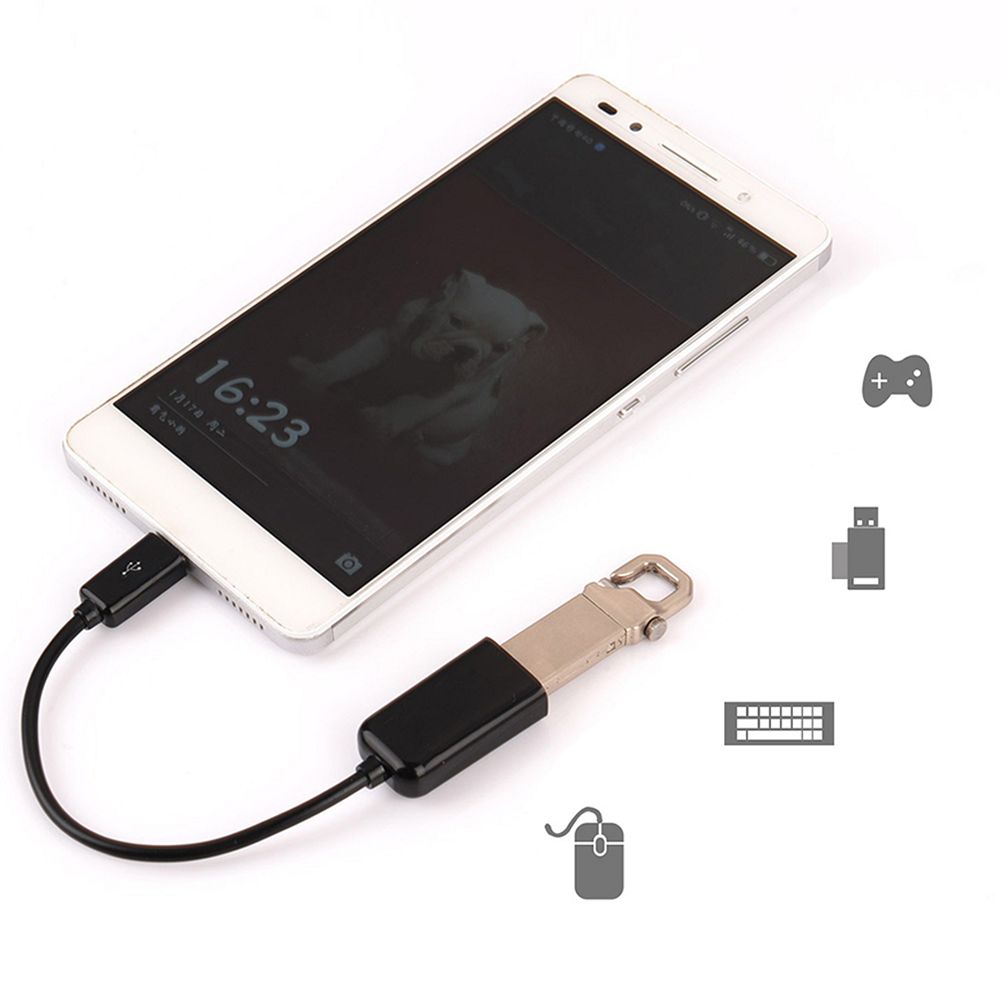 Kinpower Adaptateur Micro USB mâle vers USB A 2.0 Femelle OTG