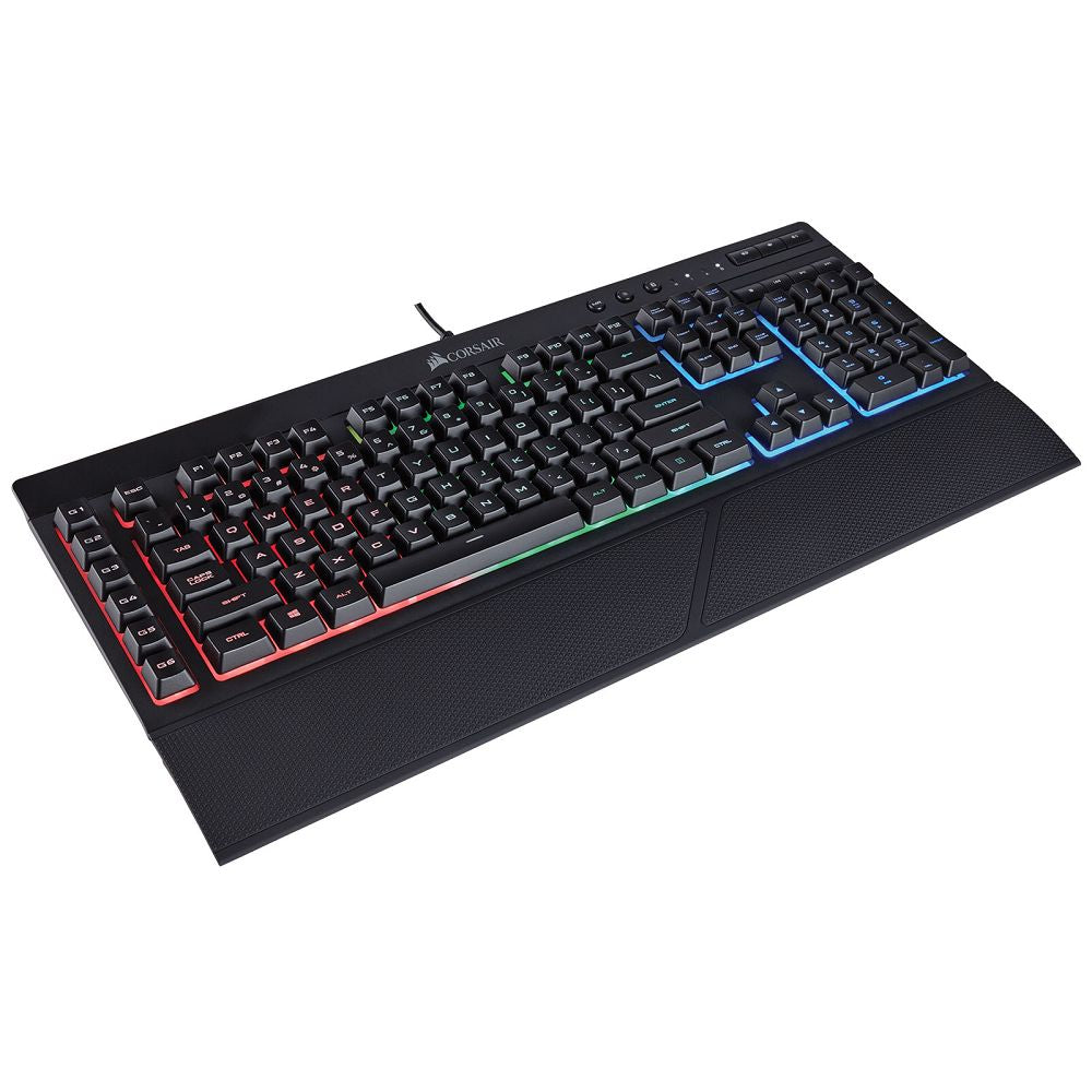 Clavier Azerty Gaming Corsair K55 RGB  pour ordinateur de bureau avec fil USB