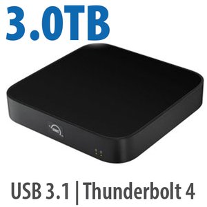 3.0TB (2.0TB HDD + 1.0TB NVMe) OWC miniStack STX Stackable Storage and Thunderbolt