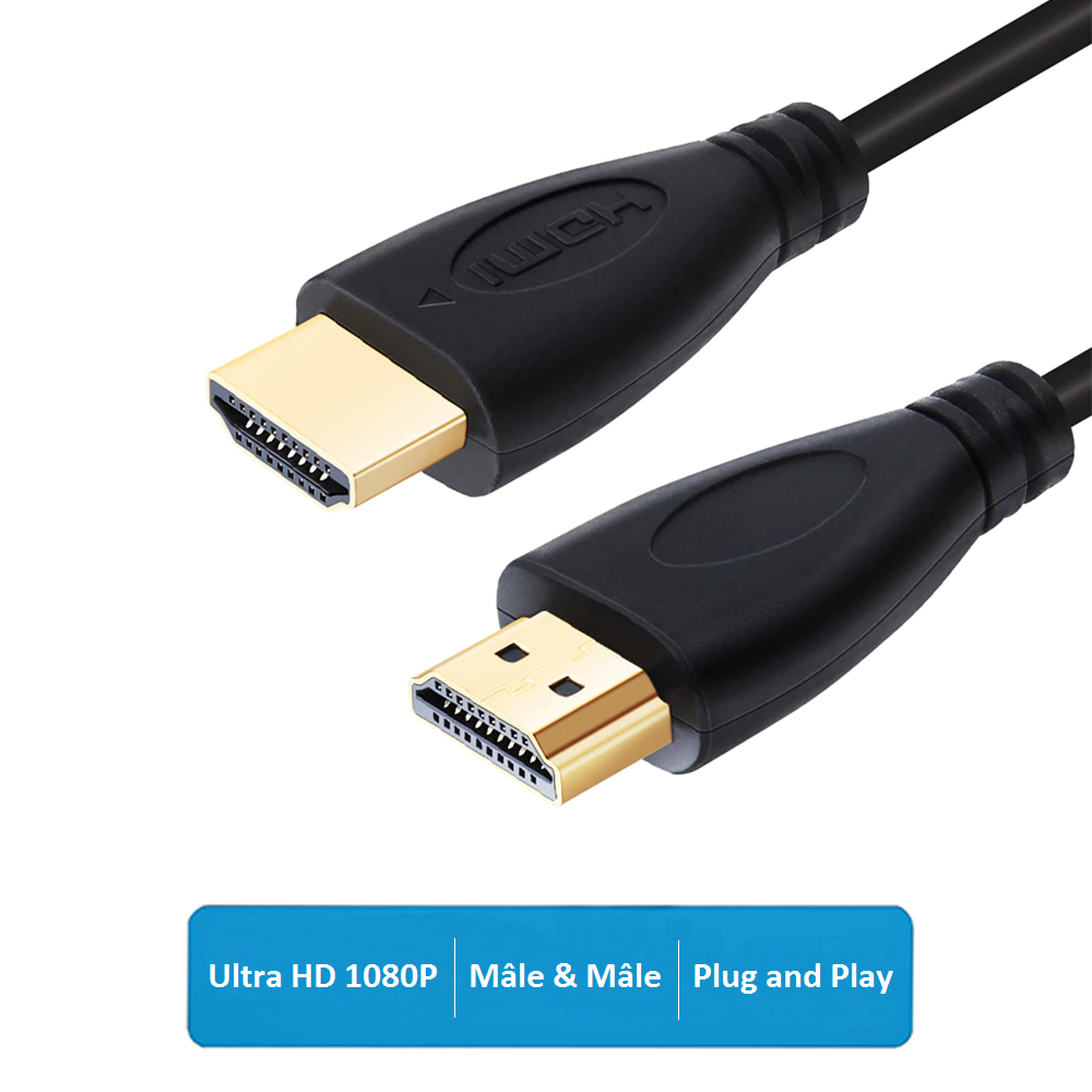 Kinpower Câble HDMI Mâle Mâle v1,4 UHD 3840 x 2160  High Speed + Ethernet