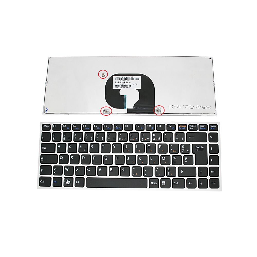 Clavier Azerty Français Pour Sony Vaio VPCY21S1E/SI VPCY21V9E/B