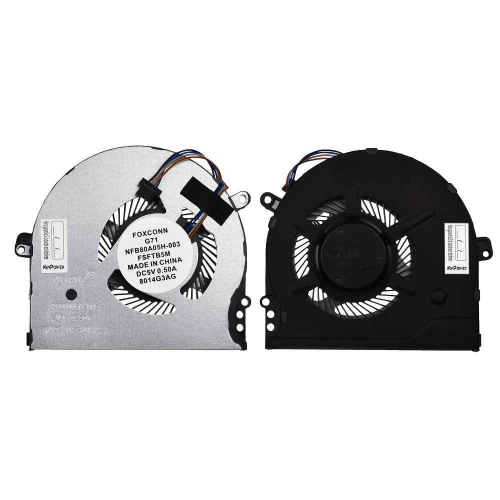 Ventilateur de CPU Fan 4Pin pour HP Pavilion 14-BK 14-BP 15-CC 15-CK Series