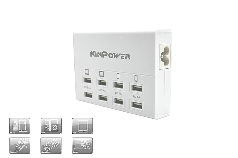 Multi-ports Chargeur USB 8 ports Puissance 65W