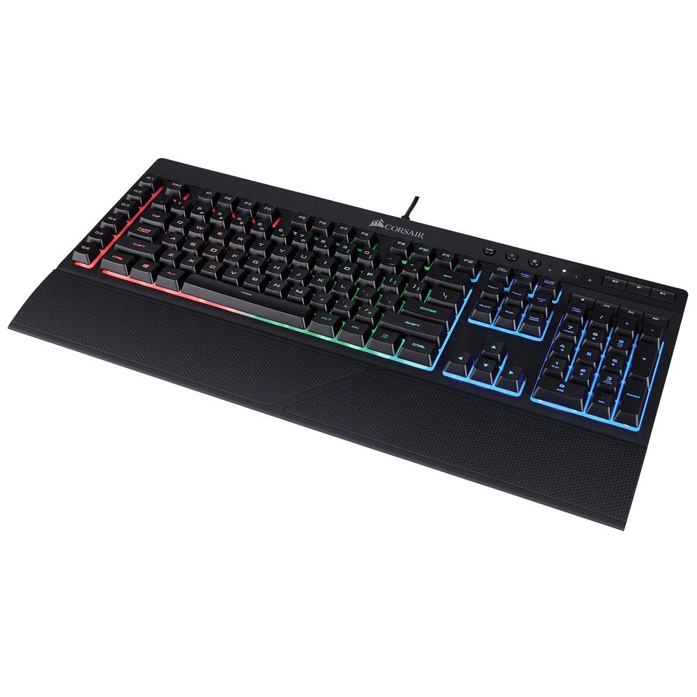 Clavier Azerty Gaming Corsair K55 RGB  pour ordinateur de bureau avec fil USB