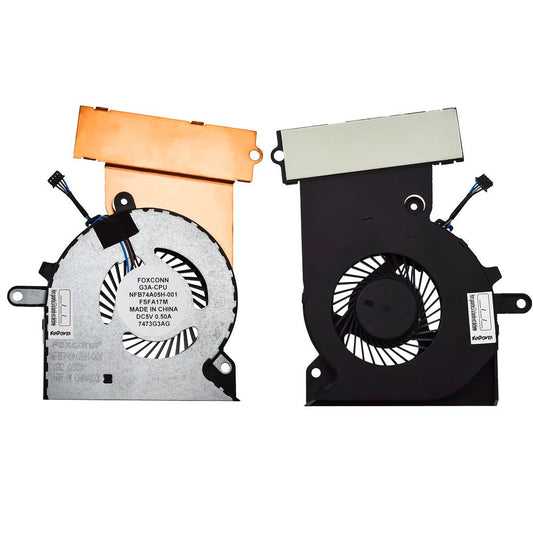 Ventilateur de CPU Fan 4Pin pour HP Omen 15-CE 17-AN Series