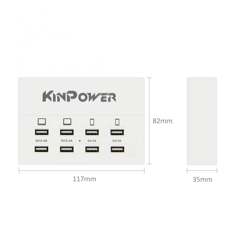 Multi-ports Chargeur USB 8 ports Puissance 65W