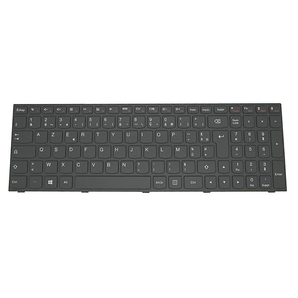 Clavier Azerty Français Compatible avec Lenovo Idealpad 500-15ISK