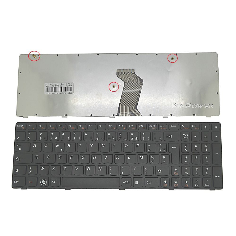 Clavier Azerty Français Pour Lenovo B580 G580 G585 Z580 Z585 V580 V585