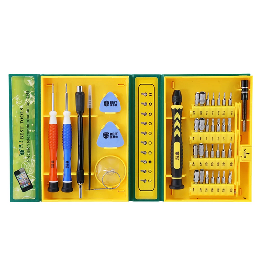 BST-8921 Kit d'outils de réparation de jeu de tournevis multifonction de précision 33 en 1 pour Smartphone Tablette et Ordinateur