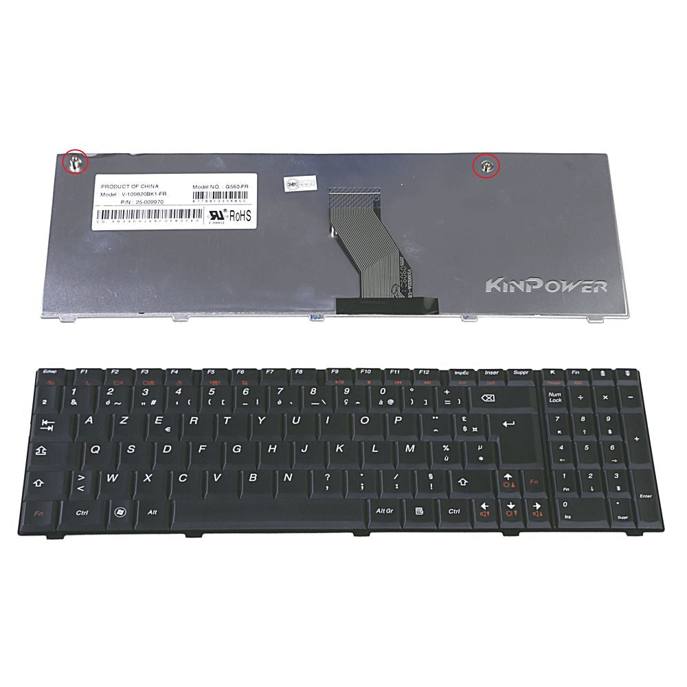 Clavier Azerty Français Pour Lenovo IdeaPad U550