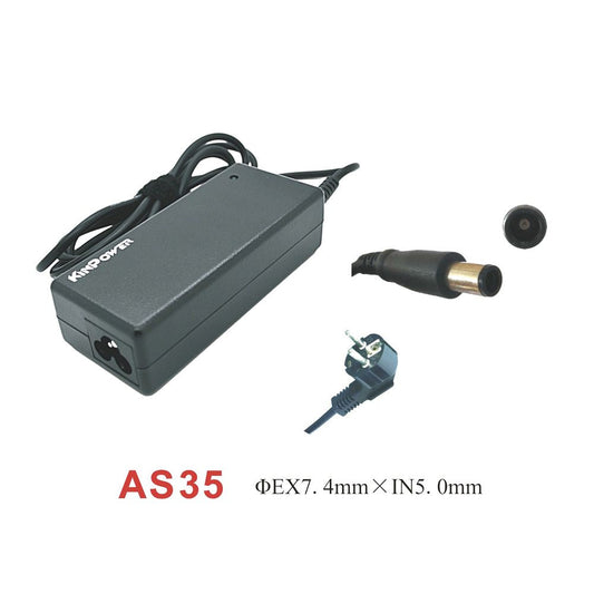 Chargeur Compatible 18.5V-3.5A 65W Pour Ordinateur Portable HP