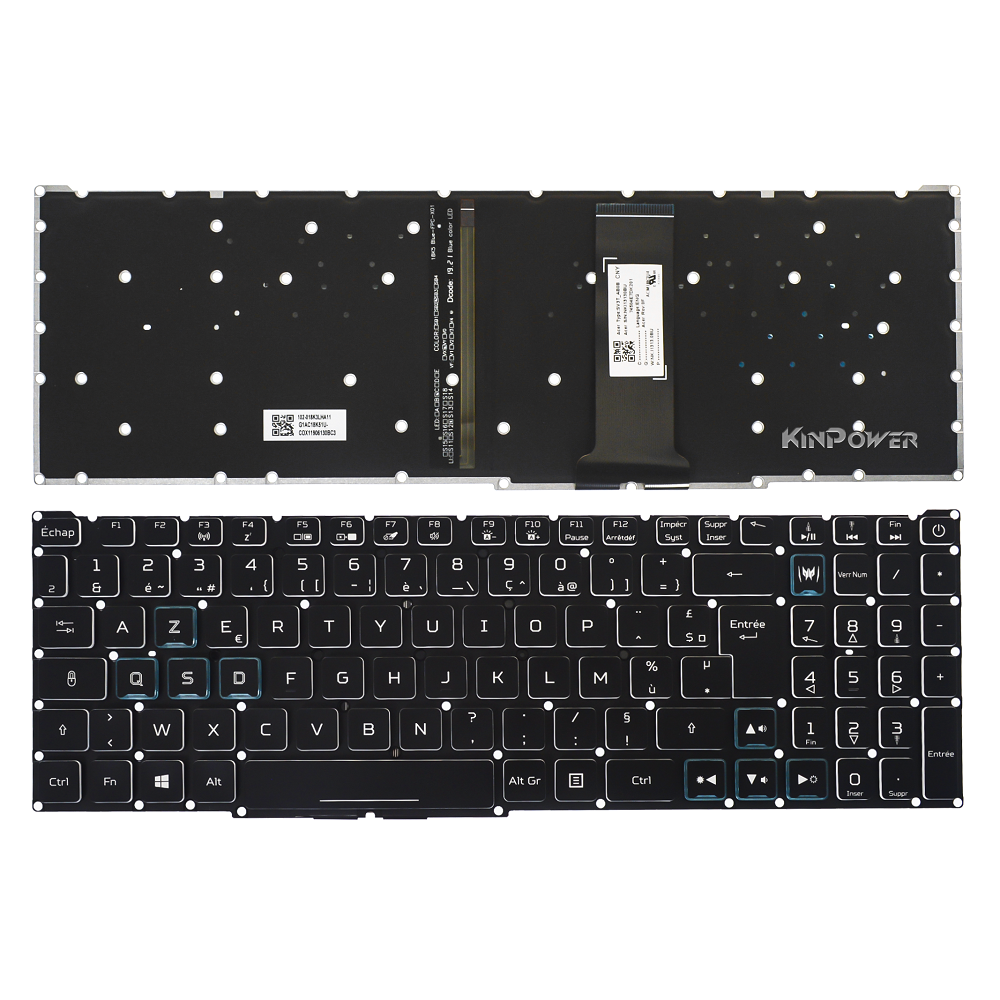 Clavier Azerty Français Pour Acer Nitro 5 AN515-54