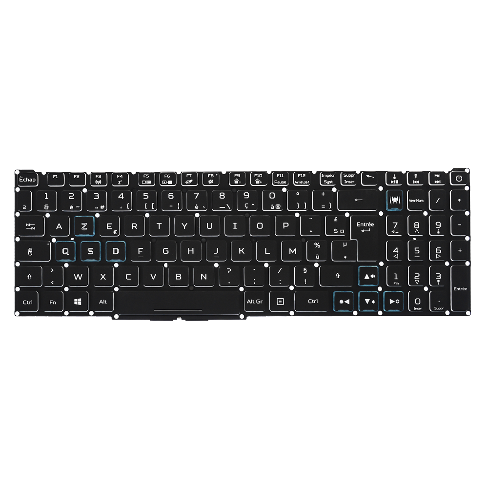 Clavier Azerty Français Pour Acer Predator Helios 300 PH315-53