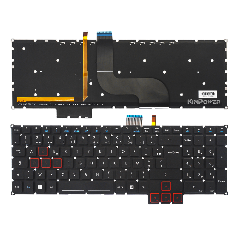 Clavier Azerty Français Pour Acer Predator Helios G9-591 G9-592 G9-593