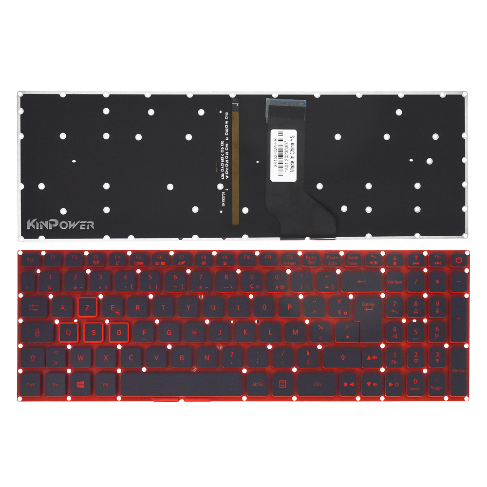 Clavier Azerty Français Pour Acer Nitro AN515-42 AN515-52 AN515-53 28PIN