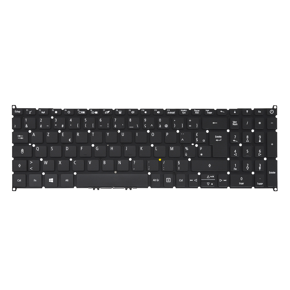 Clavier Azerty Français Compatible avec Acer Aspire A715-74G Rétro-éclairage