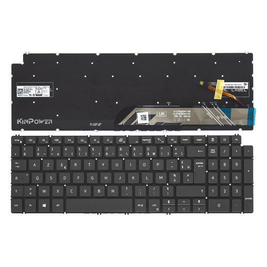 Clavier Azerty Français Pour Dell Vostro 5501 5502 Rétroéclairage