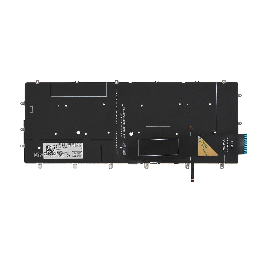 Clavier Azerty Français Pour Dell XPS P82G Rétroéclairage