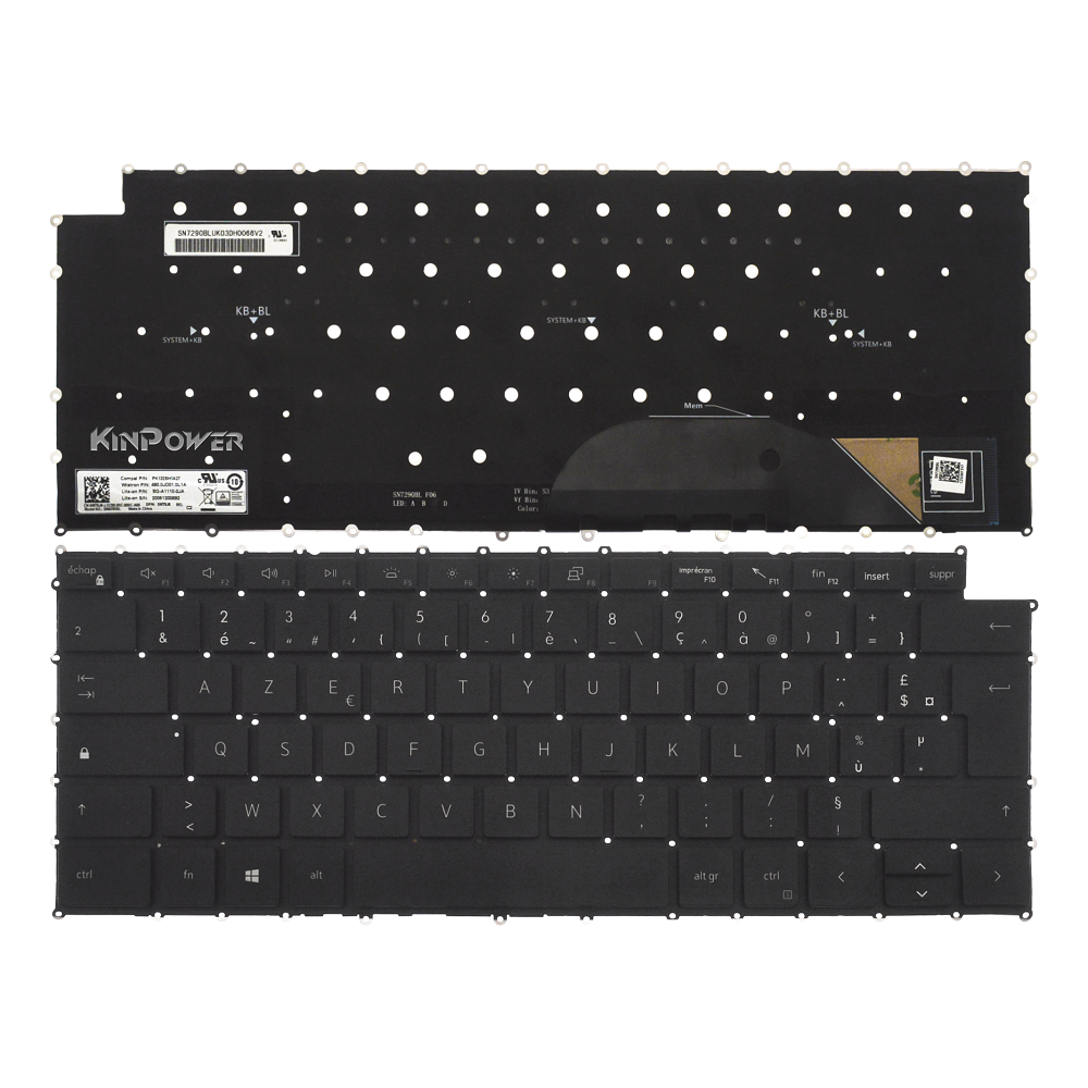 Clavier Azerty Français Pour Dell XPS 15 9510