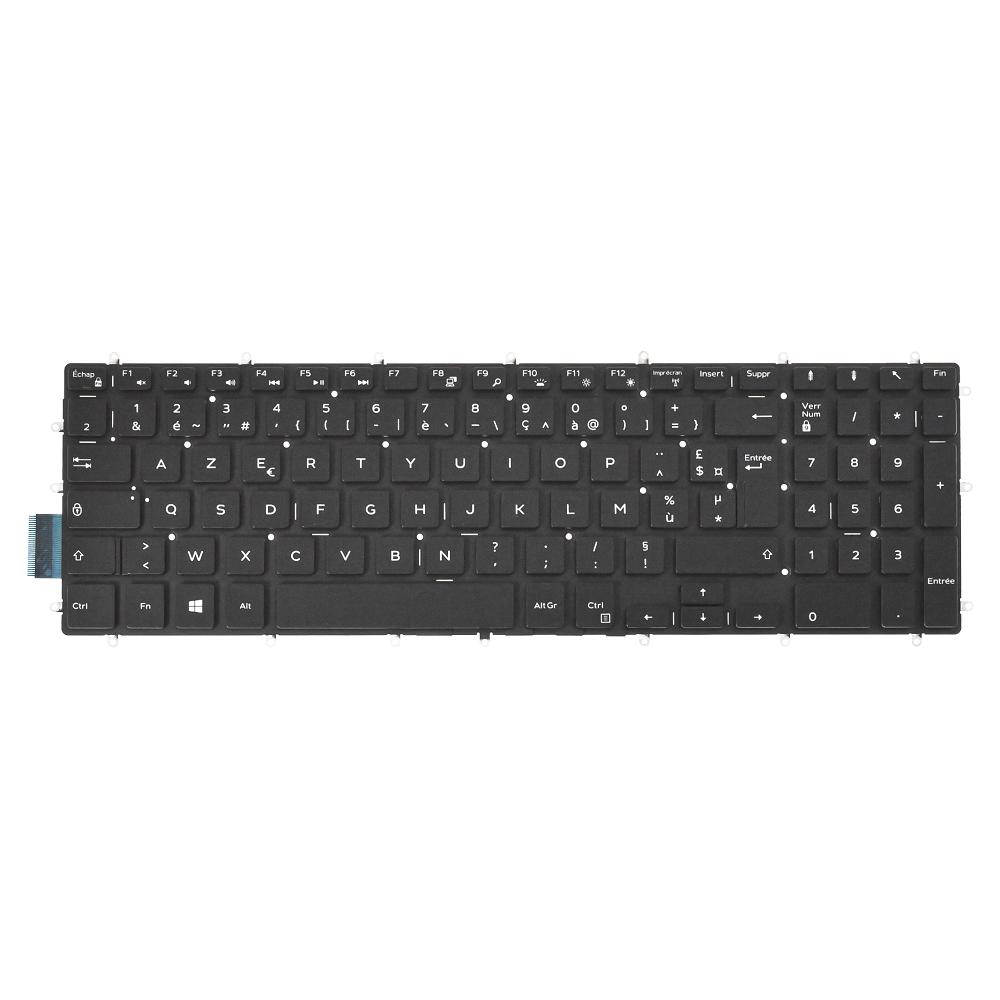 Clavier Azerty Français Pour Dell Inspiron 15 5568 5570 5583 Rétro-éclairage